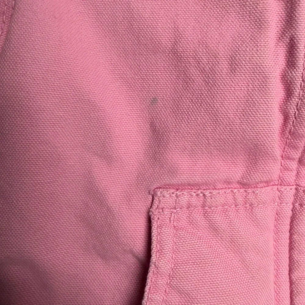 Carhartt Pink Canvas Sherpa Lined Hooded Jacket Girls 18 Months Active Coat
